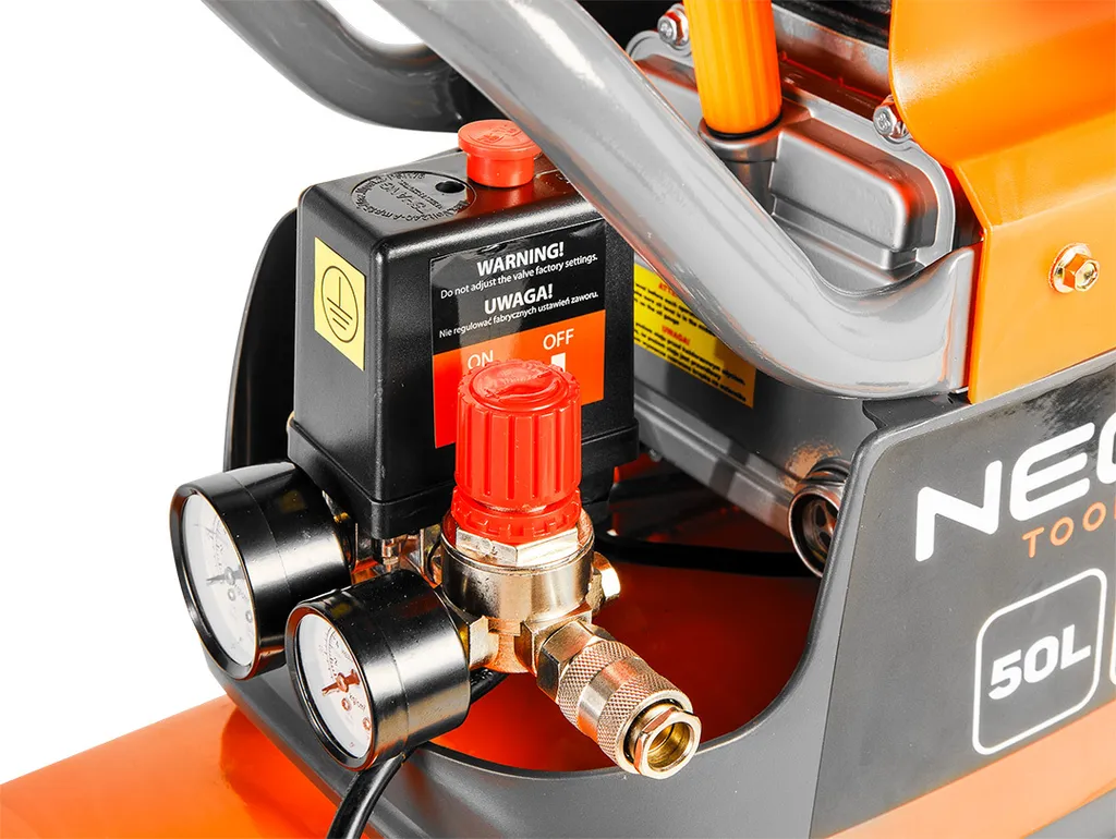 Compresseur 8 Bar Haute Performance 1050W - Capacité 50L NEO TOOLS - 9