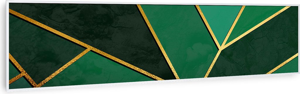 Klarstein Infrarotheizung mit Thermostat, 350W Elektroheizung, Smart Home Bild-Infrarotheizung zur Wandmontage, IR mit IoT/WiFi App-Control, Feucht...