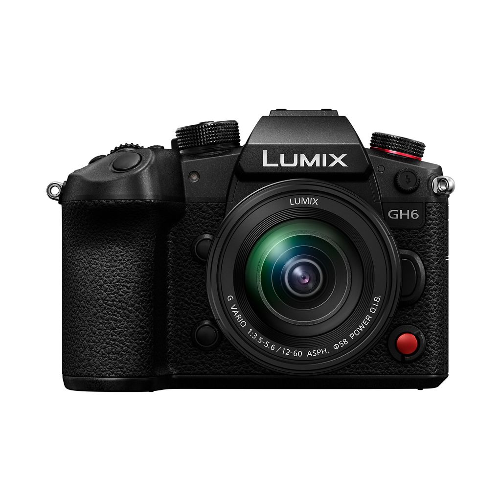 Panasonic LUMIX DC-GH6M Hybridkamera mit Objektiv FS12060 (25 MP, Dual I.S, OLED-Sucher, Klte-/Staub-/Spritzwasserschutz) schwarz