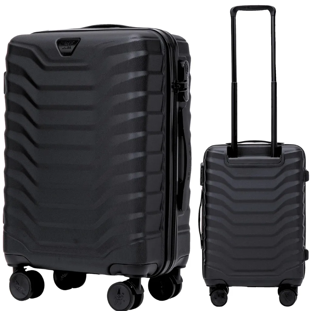 Valise cabine noire indéformable pour éviter la casse et le désordre