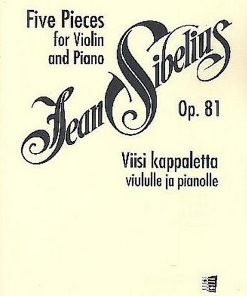 5 Stücke op.81für Violine und Klavier
