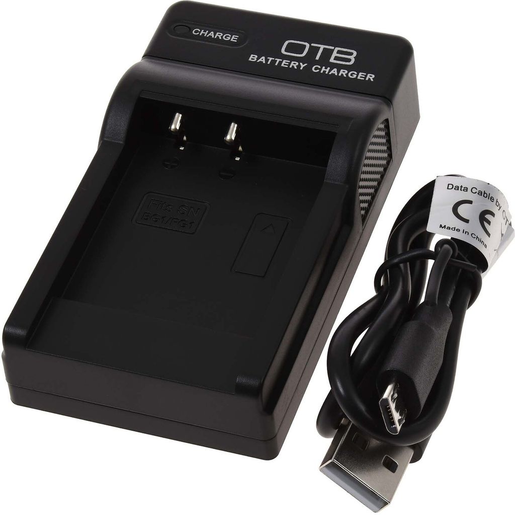 Ladegerät, Ladestation DC-K passend für Akku Sony NP-BG1 / NP-FG1