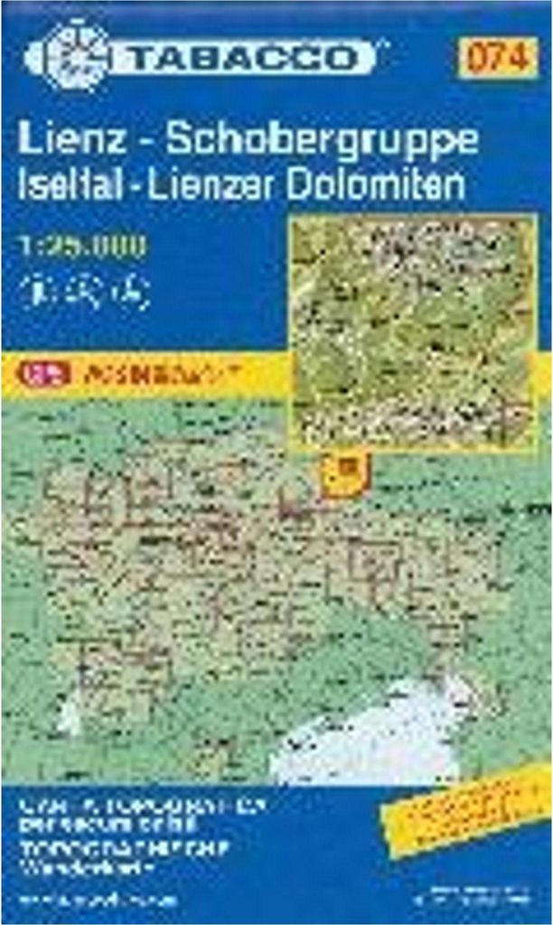 Wanderkarte 74 Lienz-Schobergruppe-Iseltal-Lienzer Dolomiten 1:25 000