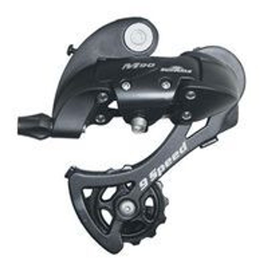 Dérailleur Arrière SunRace RDM91 9 Vitesses - Longue Cage - Noir/Argent - Neuf