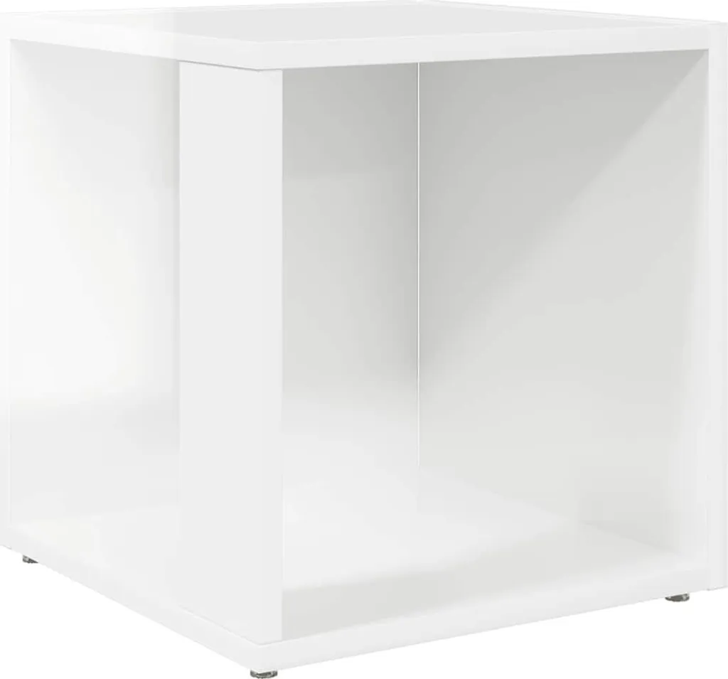 Tavolino da Salotto Bianco Lucido vidaXL 33x33 cm | Design Compatto