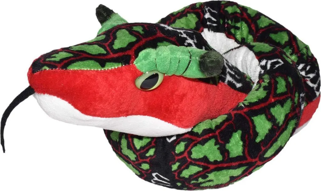 Peluche Géante Serpent 137 cm WR Snakesss - Jouet Doux Design Dragon