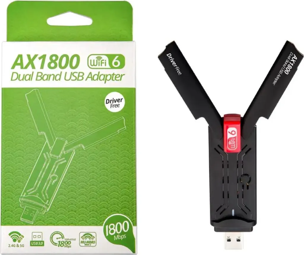 Améliorez votre connexion lente avec l'Antenne WiFi 6 USB AX1800