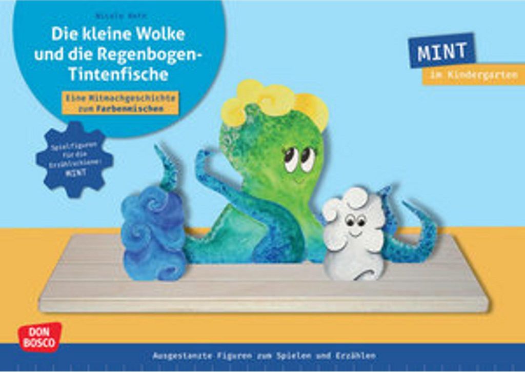 Die kleine Wolke und die Regenbogen-Tintenfische. Produktbild 