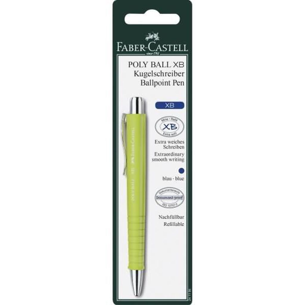 FABER-CASTELL Kugelschreiber Poly Ball XB BK Produktbild 