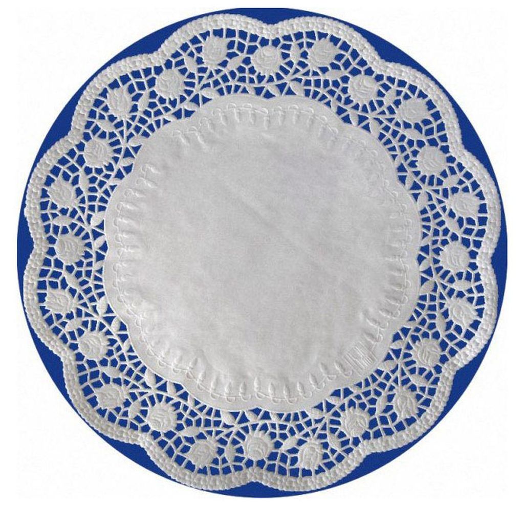 100x Deko-Tortenspitzen Tortenunterlagen rund Ø 32 cm Produktbild 