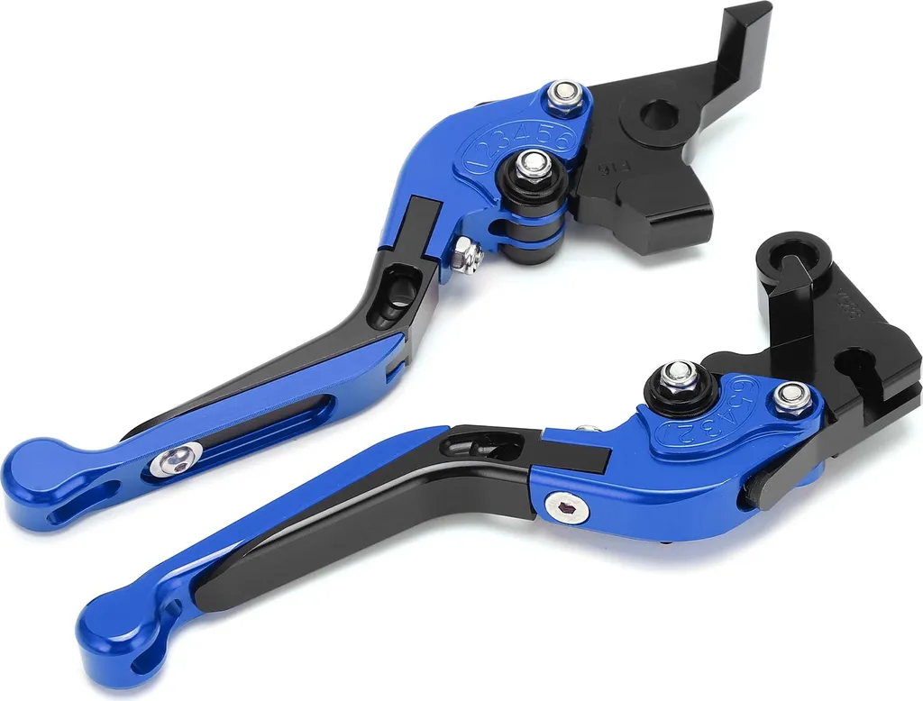 Leviers de remplacement pour Yamaha XJ6 Diversion 2009-2015 alu bleu CNC