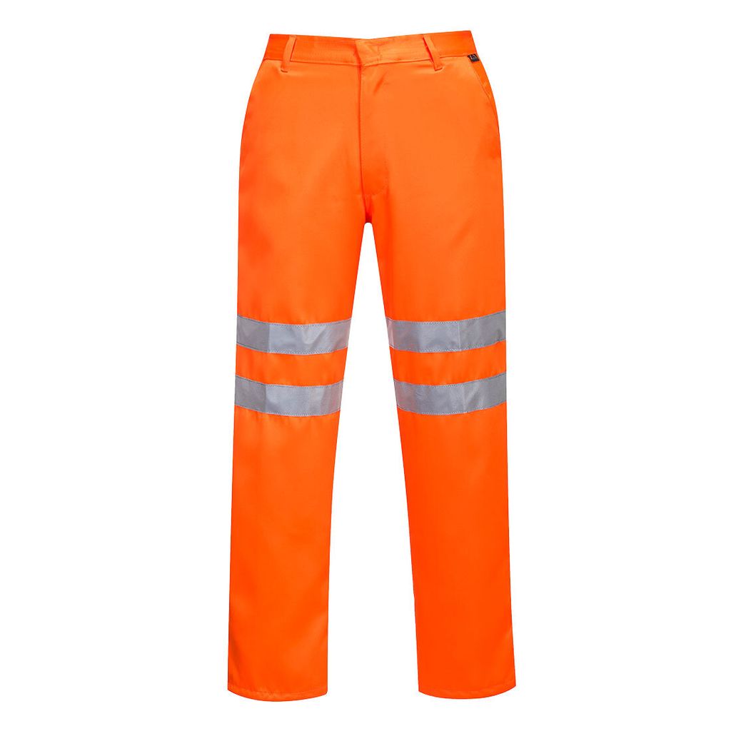 Portwest RT45 Warnschutz-Hose aus Polyester-Baumwolle RIS Orange Tall Gr. M