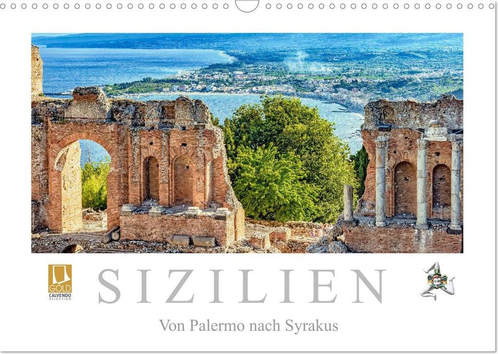 Sizilien - Von Palermo nach Syrakus (Wandkalender 2027 DIN A3 quer), CALVENDO Monatskalender