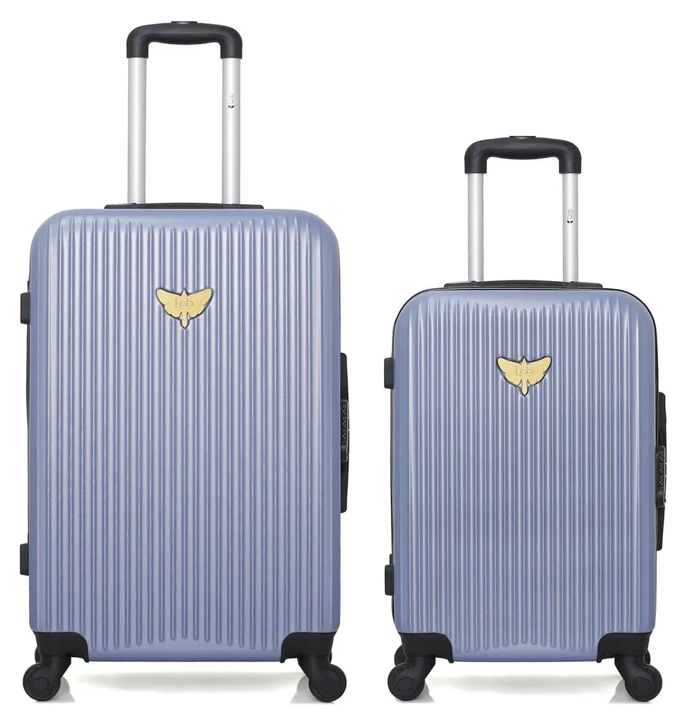 Set de valises rigides LPB AGATA format cabine et taille moyenne