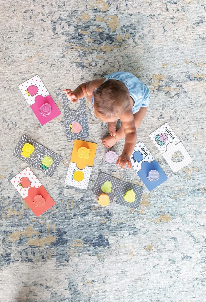 Puzzle sensoriel bébé 24 pièces My First Activity par Infantino Eveil - 5