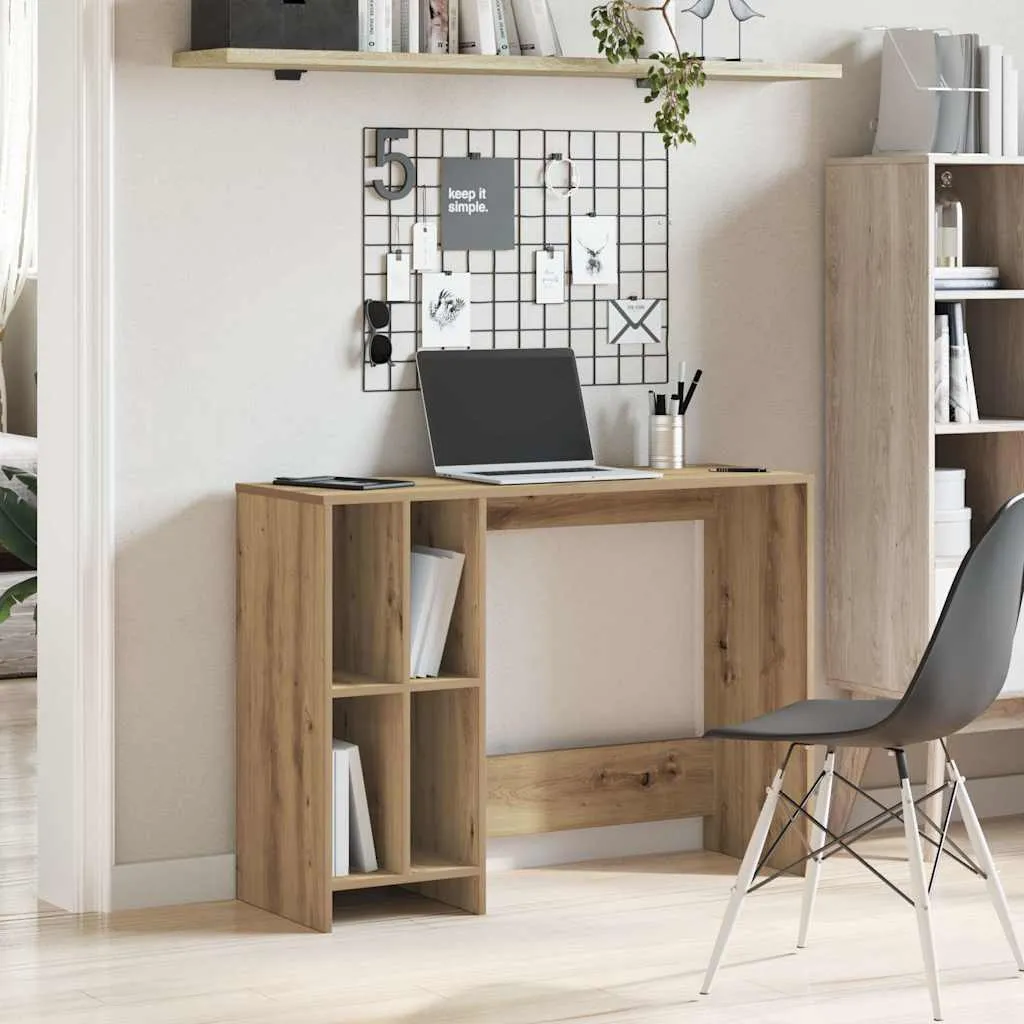 Scrivania Artigianale Rovere 102,5x35x75 cm - Mobile Ingresso Salvaspazio - 3