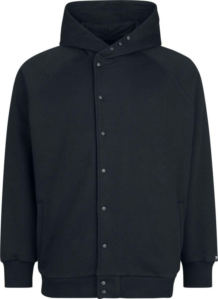 Gothicana by EMP Herren schwarze Kapuzenjacke mit Raglanärmeln XL