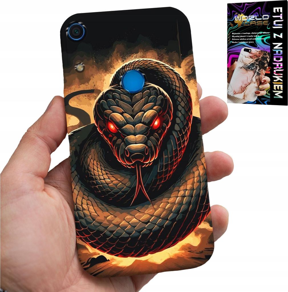 Gehäuse Für Huawei Y6S - Schlange, Kobra Schlangen Klapperschlange Gehäuse + Film