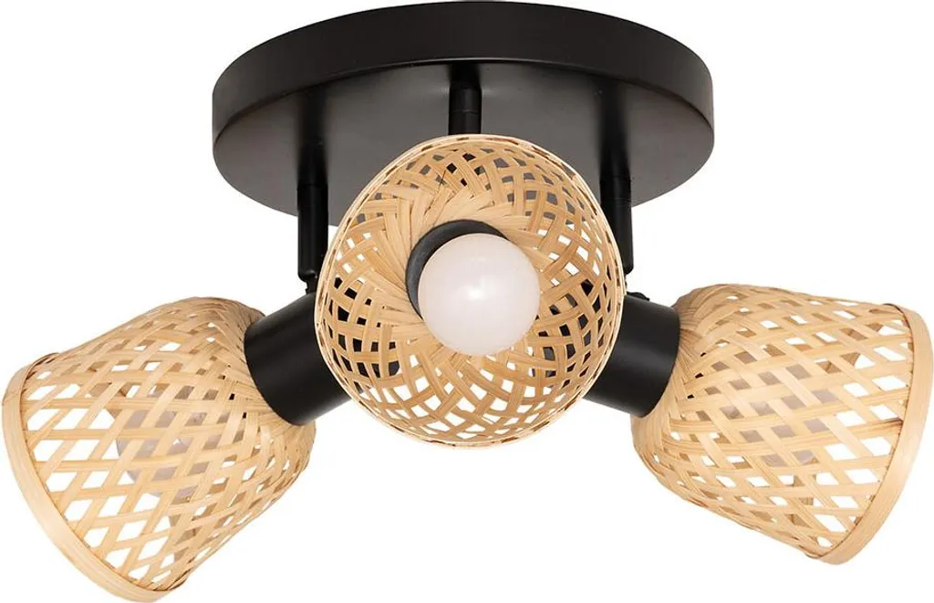 Suspension Bambou Isidore Eazy Living pour Salon et Chambre Zen 38cm