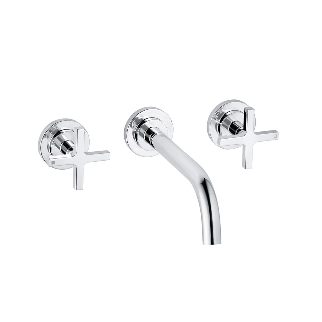 KLUDI NOVA FONTE CLASSIC Waschtisch-Wandarmatur, Unterputz-Montage, Ausladung Wandauslauf 180mm, chrom, 201440520