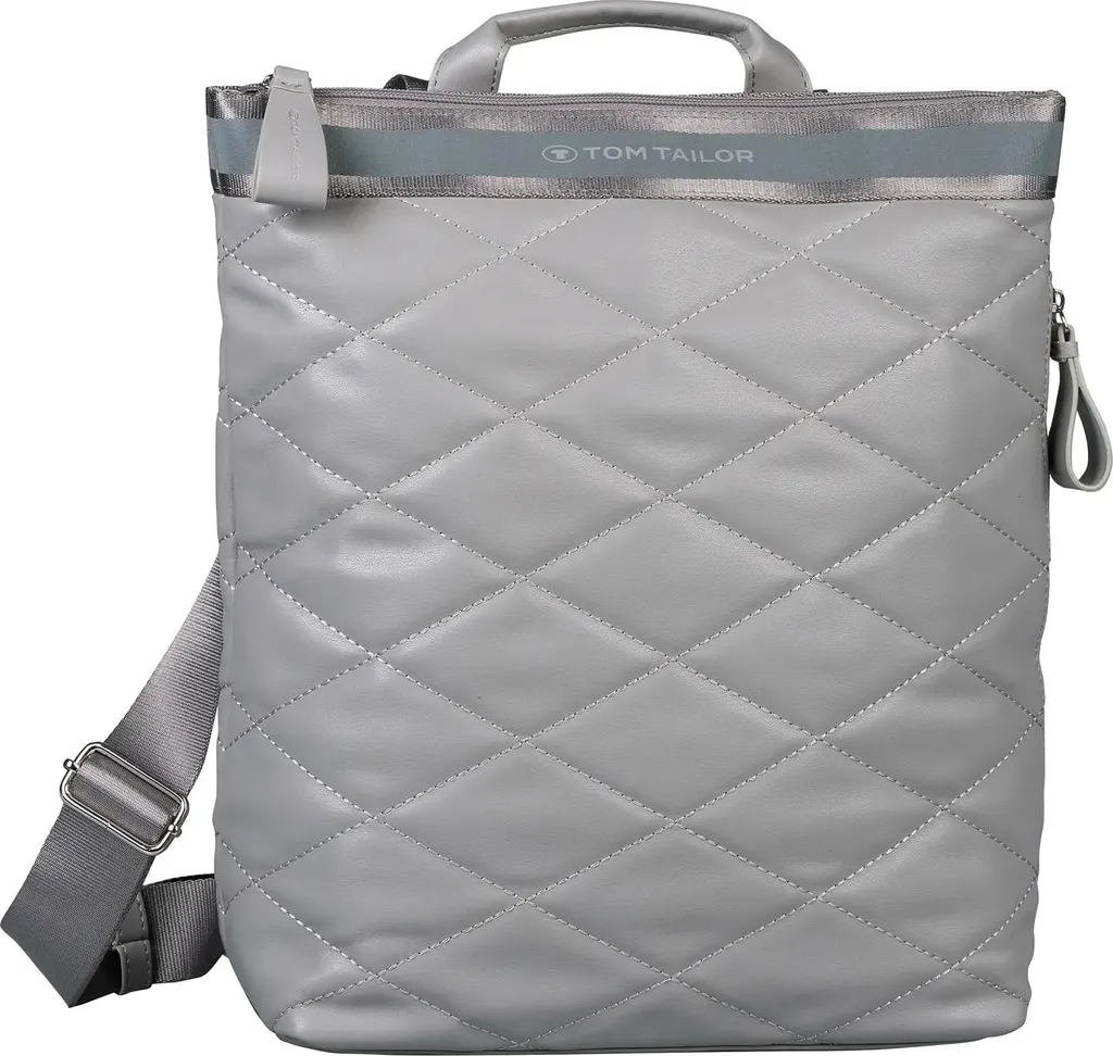 Zaino Tom Tailor Mica 35 cm - Daypack Donna con Trapuntatura a Diamante