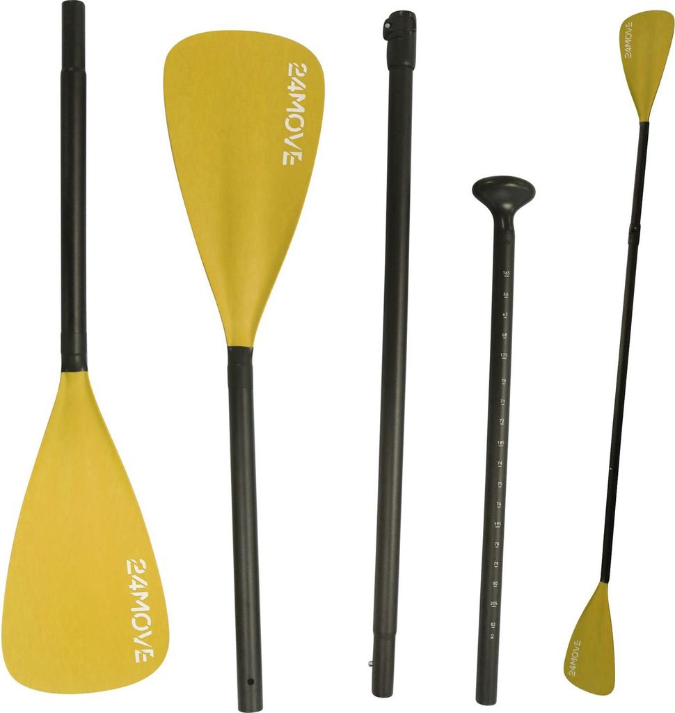 24MOVE® Paddel Doppelpaddel 2in1 Stechpaddel für SUP Stand Produktbild 