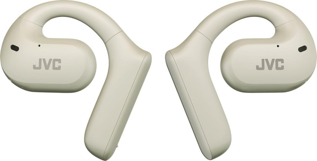JVC Nearphones HA-NP35T-W, True Wireless Earbuds, Open Ear Design, IPX4, Mikrofon-Muting, 17 Std. Laufzeit, BT 5.1, (Weiß)