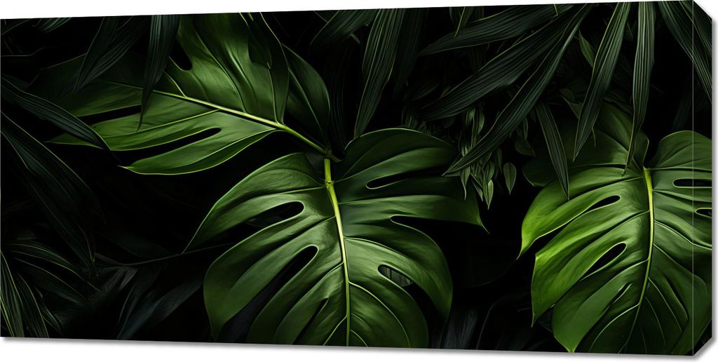 Bild 100x50cm Grünes Flüstern