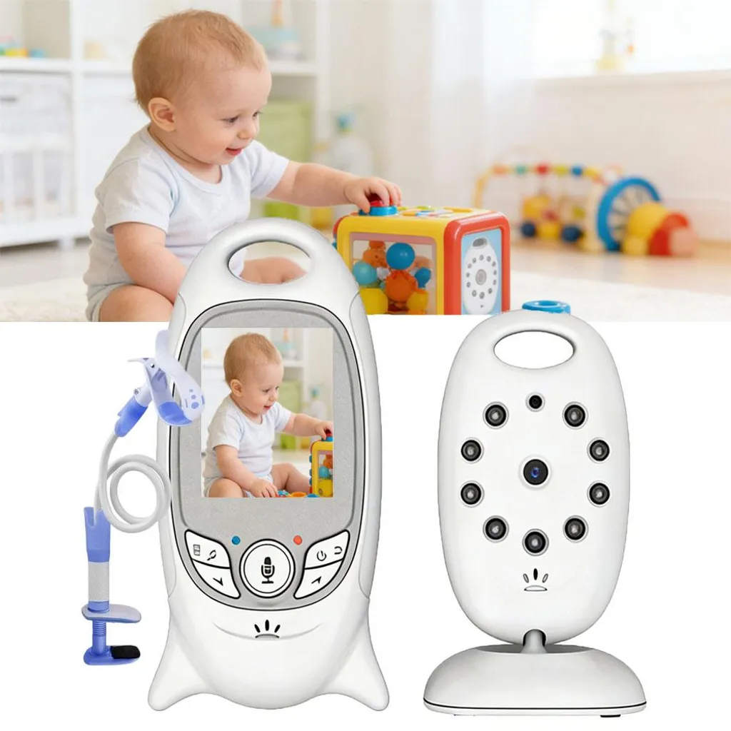 Babyphone Vidéo Vision Nocturne Infrarouge et Température BOIFUN LCD