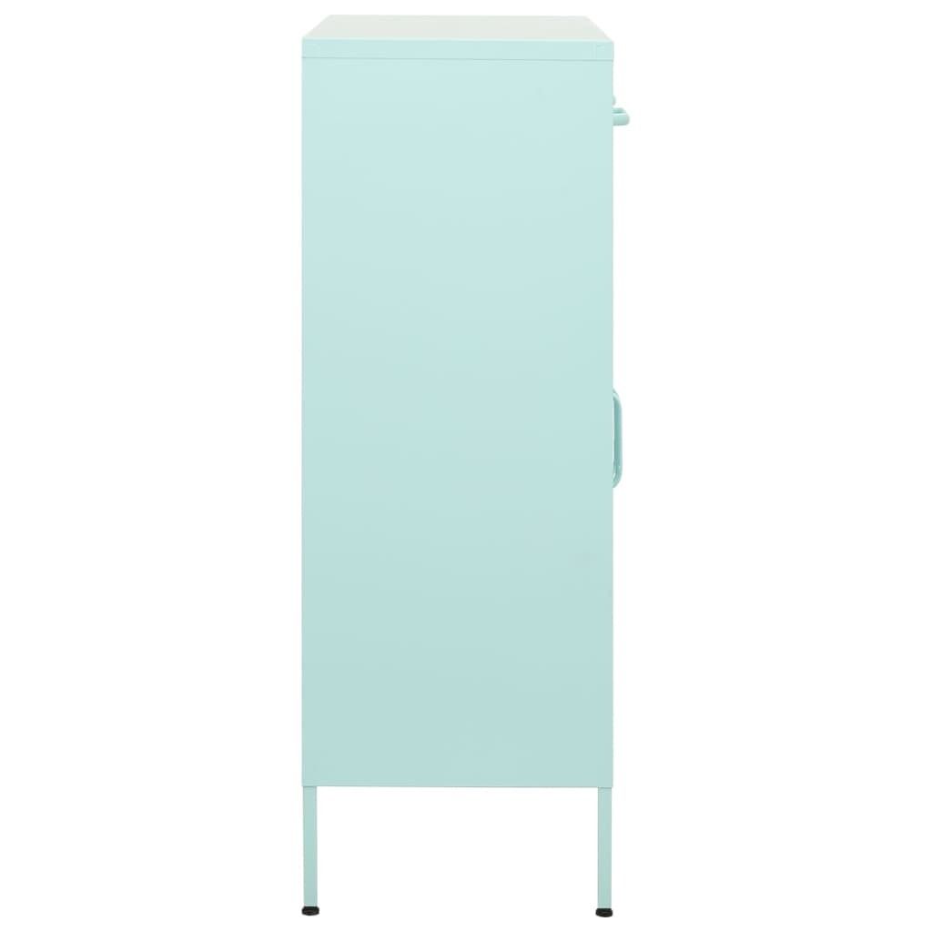 Stabli Lagerschrank Minzgrün 80x35x101,5cm Stahl - DE587581 - Kommoden