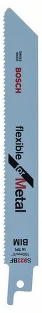 BOSCH Säbelsägeblatt S 922 BF Flexible for Metal 100 Stück