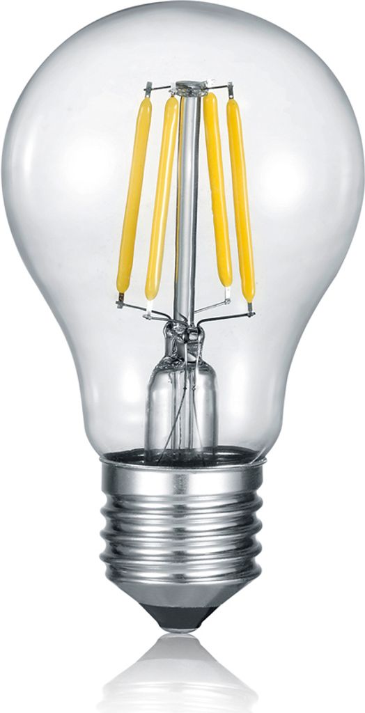 Trio Leuchtmittel LED Lampe E27 7W 6cm dimmbar Klar warmweiss wie 60w