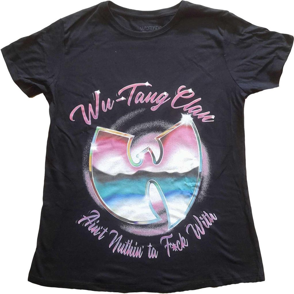 Wu-Tang Clan - "Ain ́t Nuthing Ta F ́ Wit" T-Shirt für Damen RO4991 (44 DE) (Schwarz)