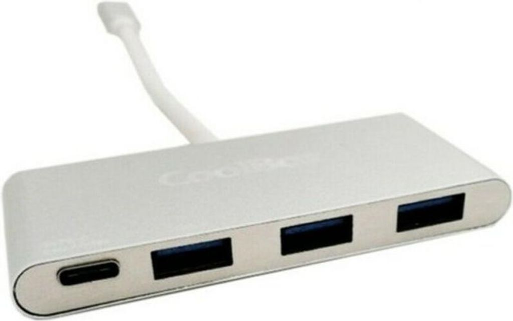 Hub USB C CoolBox COO-HUC3U3PD Aluminium