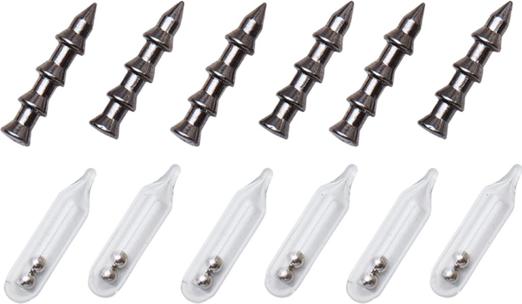 SAVAGE GEAR Rattle & Spike Kit Medium 1.3g 6+6Stk. / Glasrasseln