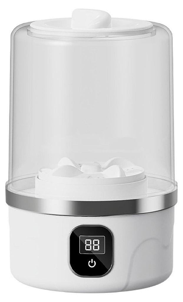 Tragbare Unterwäschewaschmaschine, wiederaufladbare, kabellose Mini-Waschmaschine für unterwegs, Mini-Waschmaschine mit LED-Anzeige zum Waschen v...