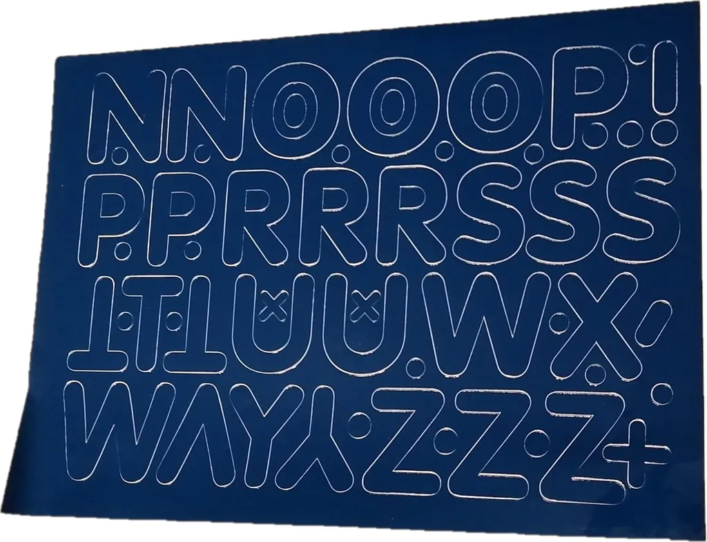 Set Numeri e Lettere Adesive Nere per Design Interni e Segnaletica Esterna