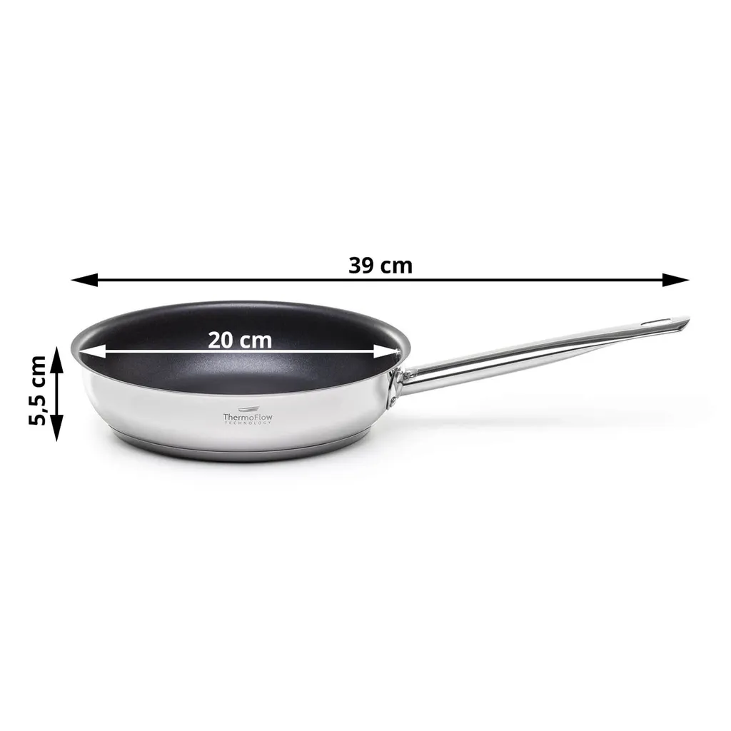 Padella in acciaio Pour&Cook, 20 cm