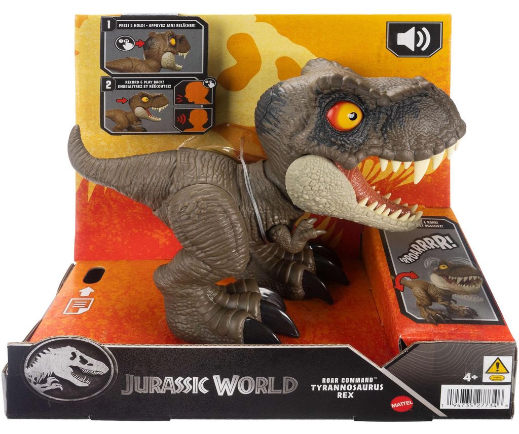 Mattel Jurassic World Roar Command Tyrannosaurus Rex, Spielfigur