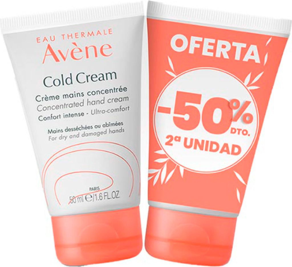 AvÈne COLD CREAM konzentrierte Handcreme Packung 2 x 50 ml