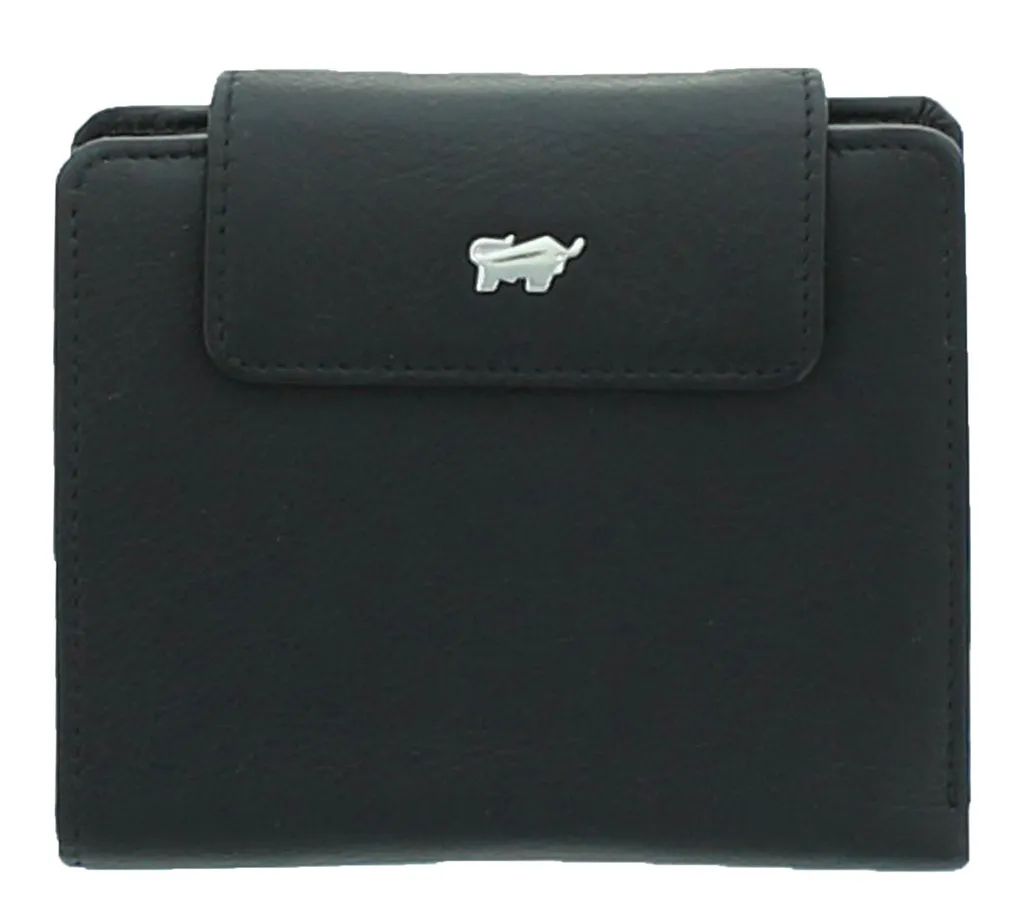 Porte-monnaie compact noir Braun Büffel Miami : fini les poches encombrées