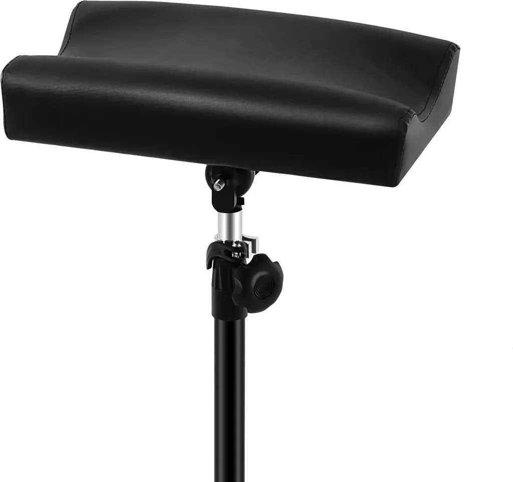 Support de bras tatouage anti-vibration - Socle stable et réglable noir