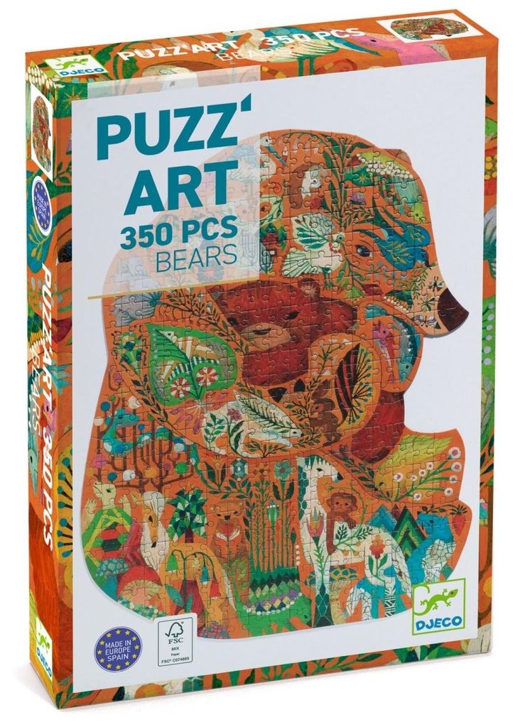Puzz'Art-Puzzle „Der Bär“, Djeco