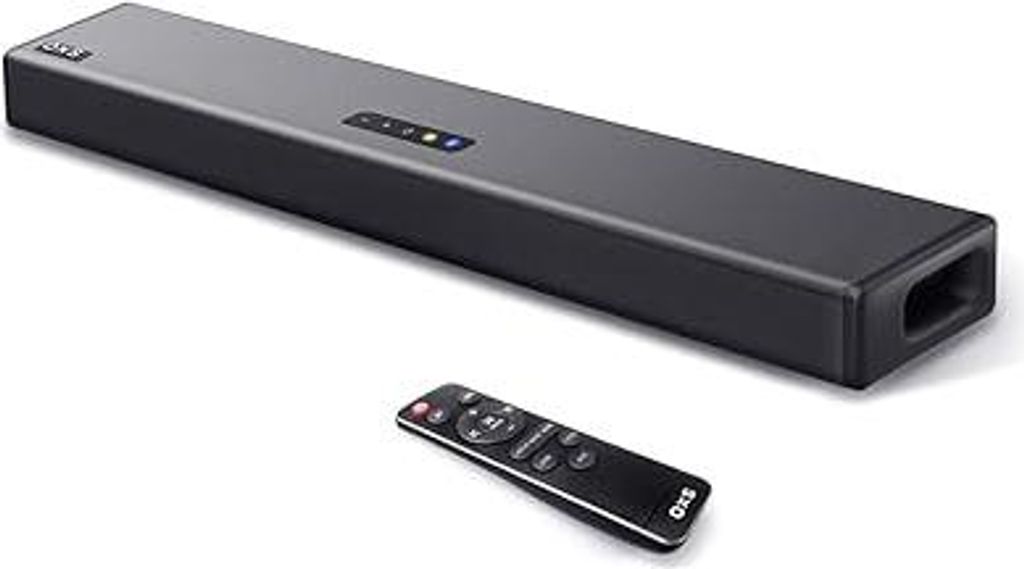 OXS S3 Soundbar für Fernseher, Heimkino-Audio mit Bluetooth 5.0, dynamischer Bass, 3D-Surround-Sound, Dialogverbesserung, AUX/optisch/koaxial komp...