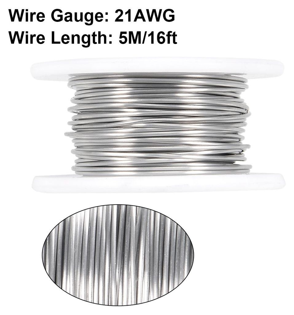 0,7mm 21AWG Heizwiderstand Kabel Nichrome Dr?hte fš¹r Heizelemente 16ft