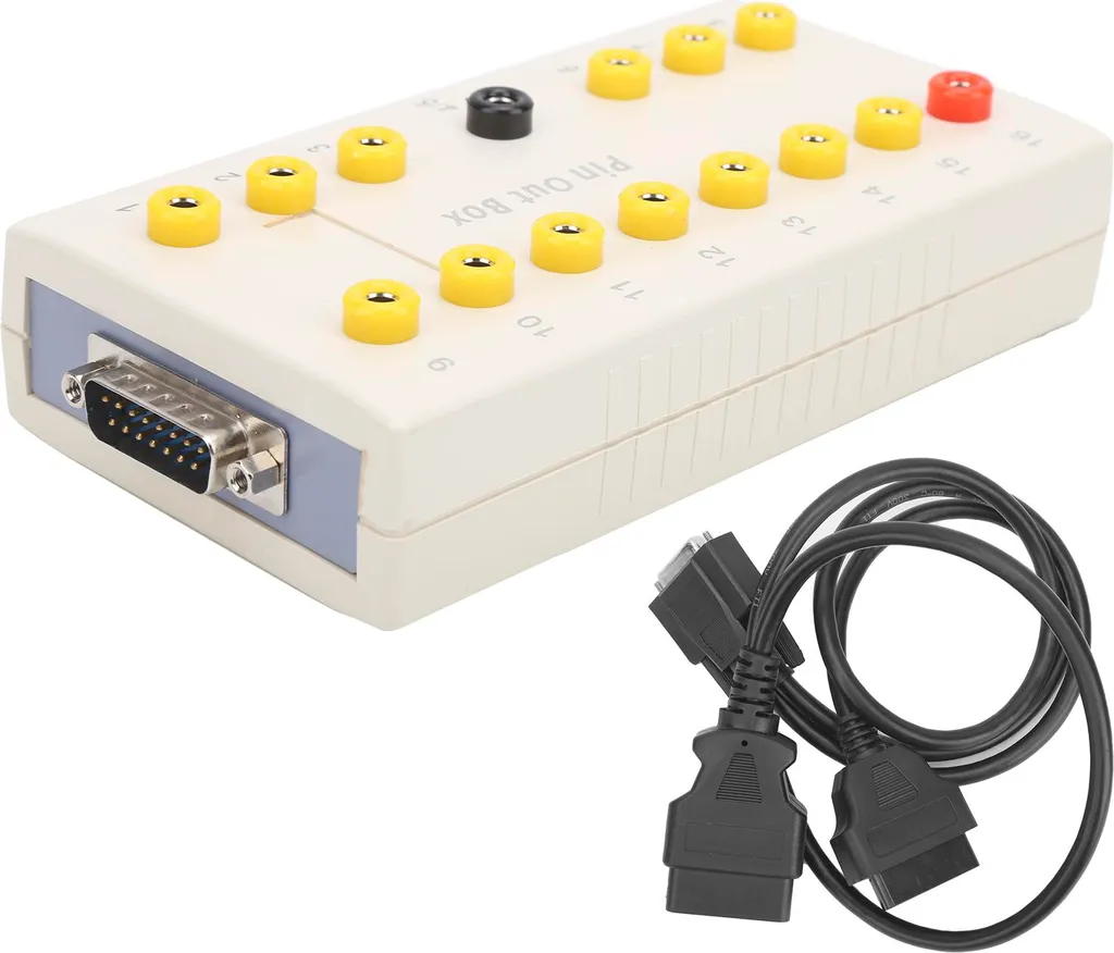 Boîtier de connexion OBD2 avec kit complet de câbles pour diagnostic auto - 4