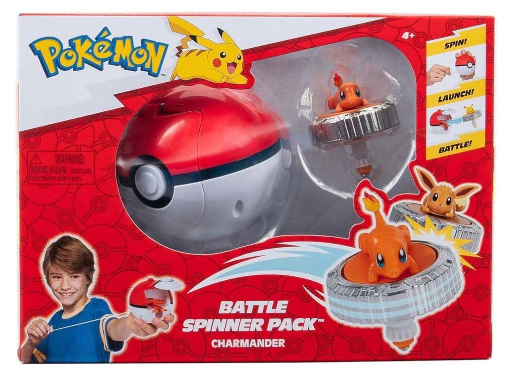 POKEMON PKW4397 PKW4401 Spinner Charmander Produktbild 
