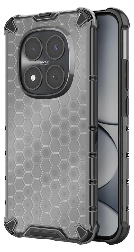 Avizar, Verstärkte Hülle mit Wabenstruktur für Redmi Note 15 Pro 5G, Schwarz