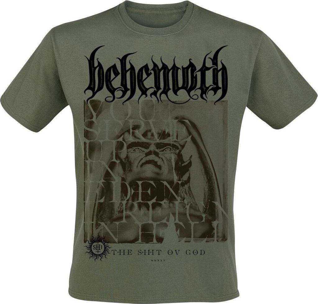 Behemoth T-Shirt Herren The Shit ov God - Reign In Hell oliv 3XL