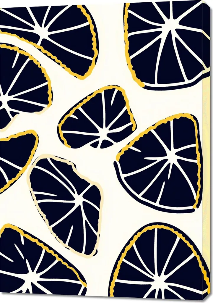 Quadro 70x100 cm Agrumi Minimalista, Interni Stile scandinavo, Boho